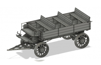 Сборная модель Армейская тракторная повозка П-13