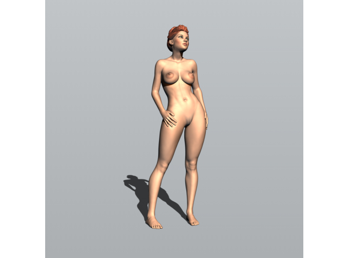 Фигурка Обнаженка 4, окрашенная