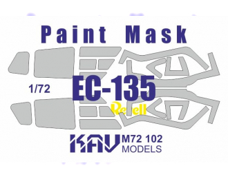 Маска окрасочная на EC-135 (Revell)