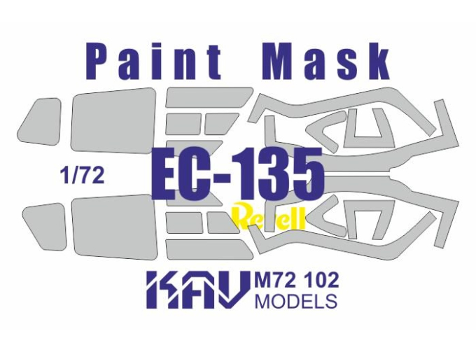 Маска окрасочная на EC-135 (Revell)