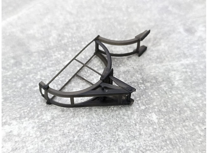 Держатель запасного колеса (ДЗК) КРАЗ-257 поздний