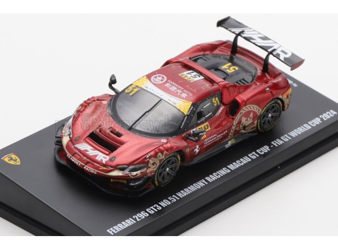 FERRARI 296 GT3 3.0L Turbo V6 Team harmony racing №51 Macau GP FIA GT World Cup (2024) Daniel Gardano Serra