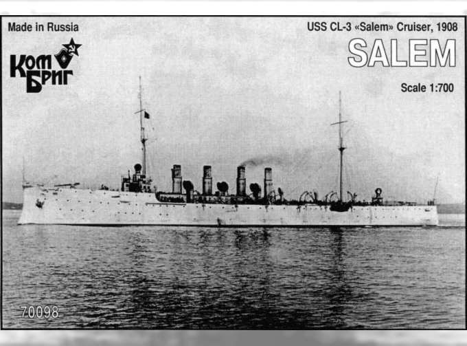 Сборная модель USS Salem Крейсер 1908