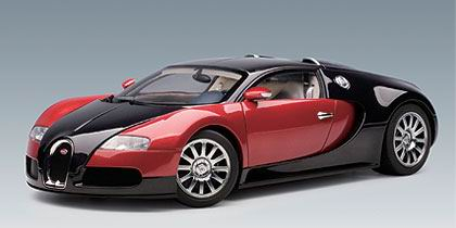 BUGATTI EB 16.4 VEYRON (PRODUCTION CAR, BLACK/RED