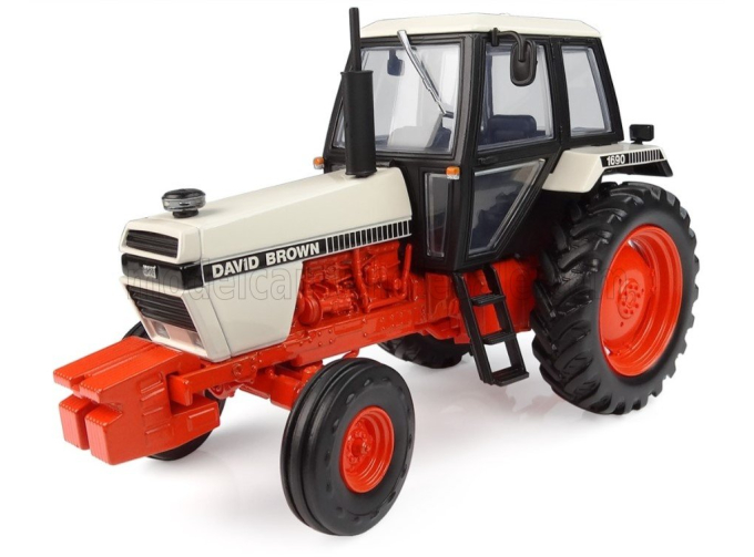 DAVID BROWN 1690 2wd Tractor (1979), White Red