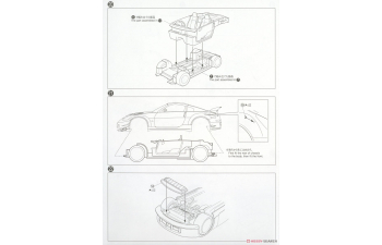 Сборная модель McrZ33 Fairlady Z '05 Nissan
