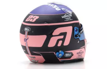 BELL HELMET Casco Helmet F1 Alexander Albon Team Williams Racing №23 Season (2024), Blue Pink