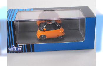 Microlino "Urban" (open roof) (2018), orange/ black