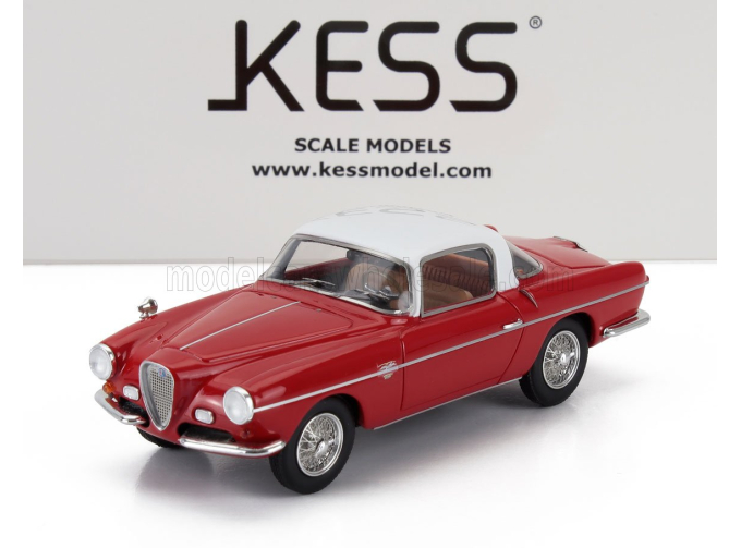 ALFA ROMEO Sz 1900 Ghia Ss Sn02055 Aigle Lugano Coupe (1957), Red White