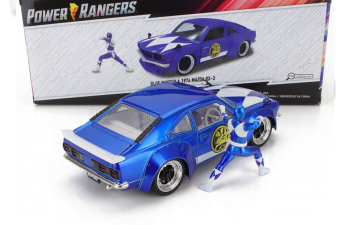 MAZDA Rx-3 With Power Rangers Figure (1974), Blue White