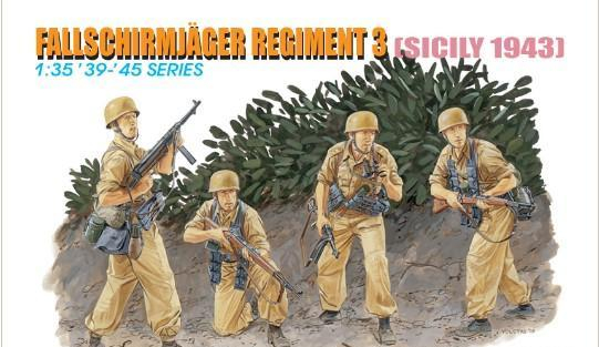 Сборная модель FALLSCHIRMJÄGER REGIMENT 3 (SICILY 1943)