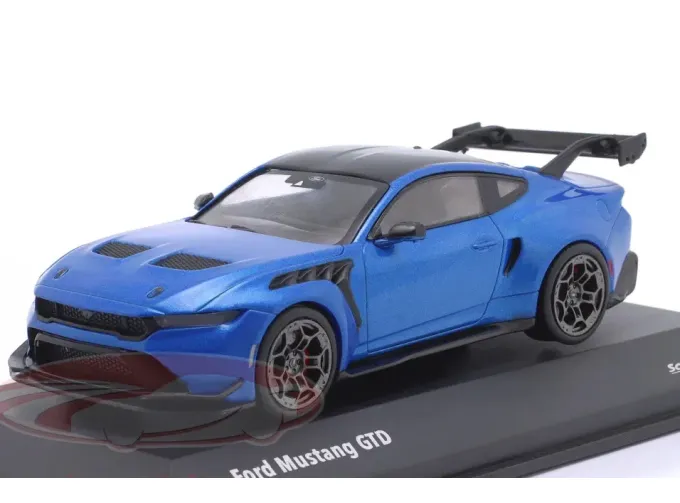 FORD Mustang GTD (2025), blue metallic (indulgent blue)