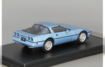 CHEVROLET Corvette C4 (1984), metallic light blue
