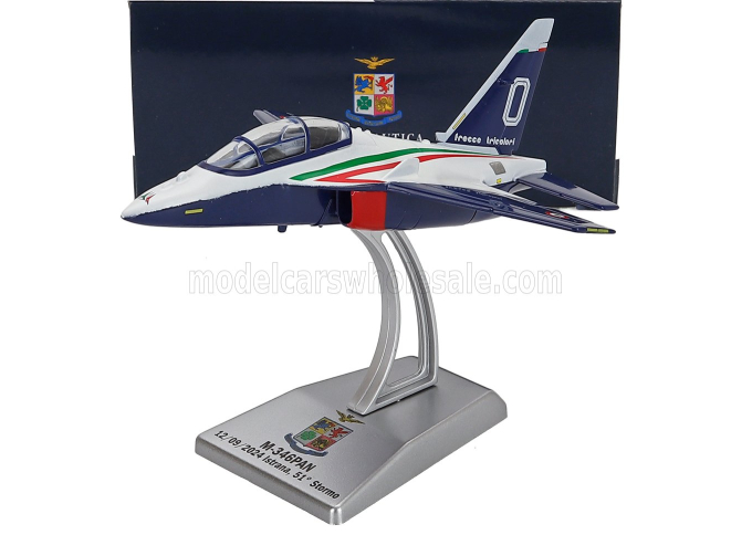 AERMACCHI M-346a Airplane N 0 Aereoporto Militare Di Istrana 51th Stormo - Cerimonia Di Rientro Dal North America Tour Frecce Tricolori, Blue White