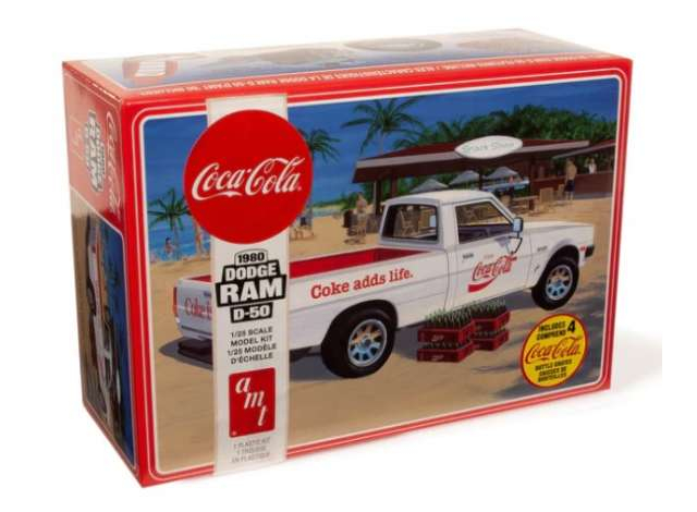 Сборная модель Dodge Ram D-50 PickUp Coke, plastic modelkit 1980