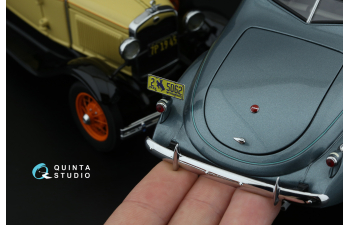 3D Декаль Автомобильные номера США, западные штаты, 1910-1940 (для всех моделей) (на метал. основании)