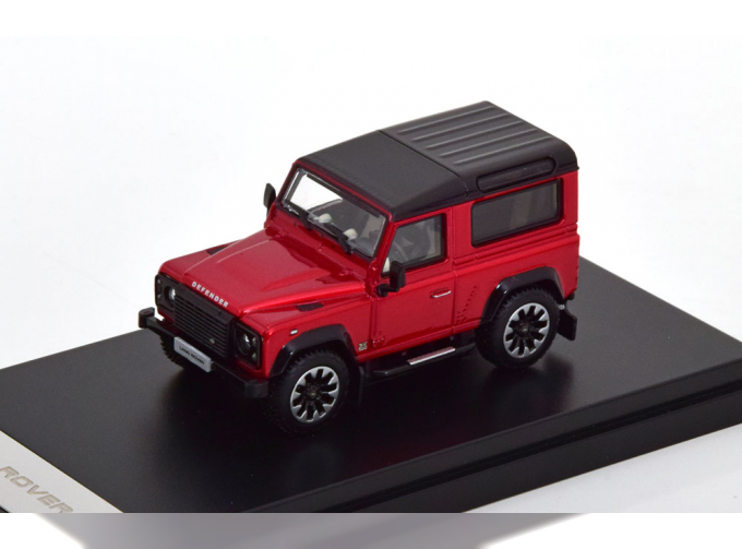 LAND ROVER Defender 90 Works V8 (2018), red metallic black