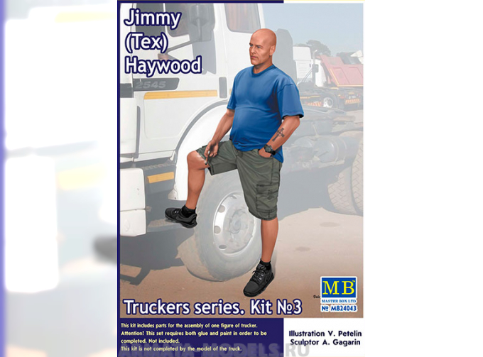 Сборная модель Truckers Series Jimmy Tex Heywood