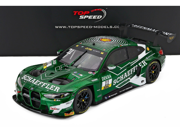 BMW 4-series M4 Gt3 Team Schubert Motorsport №11 200th Dtm Race Zandvoort (2025) Marco Wittmann, Green Black