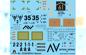 Сборная модель M1a1 Abrams Military Tank