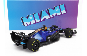 WILLIAMS F1 Fw44 Team Williams Racing №23 Miami Gp (2022) Alexander Albon, Blue