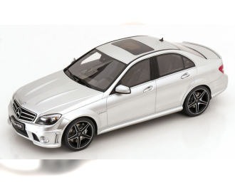 MERCEDES-BENZ C63 AMG (2008), silver-metallic