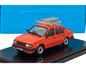 SKODA 120l (1984) With Snow Sledge - Con Slittino, Orange