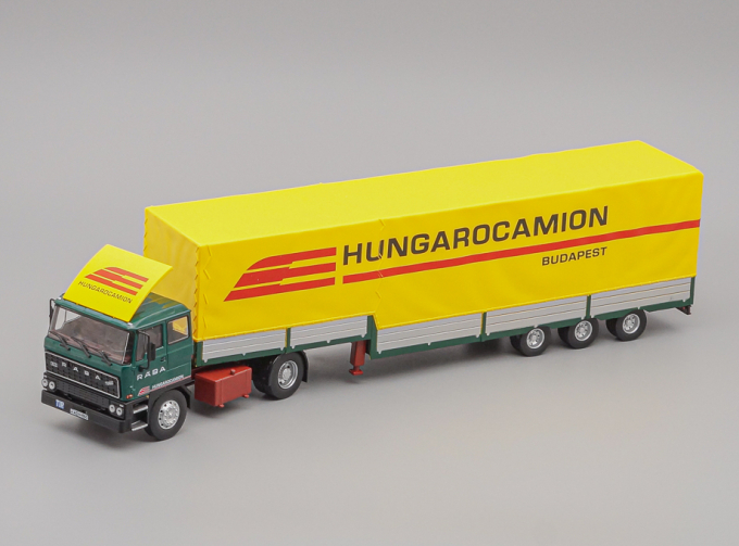 RABA S22 Canvas Jumbo Hungarocamion, green / yellow