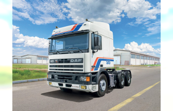 Сборная модель DAF 95 380 Space Cab Tractor Truck 3-assi 1980