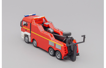 MAN TGS LX Empl W 200 Bison Wrecker "Feuerwehr", red / black / white / yellow / silvergray