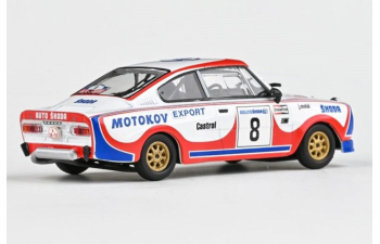 SKODA 130RS #8 Zapadlo - Motal (1977), white/blue/red
