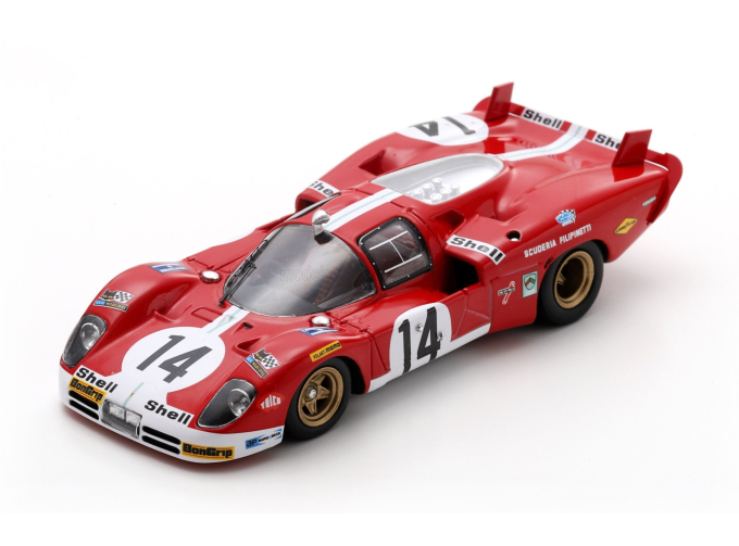 FERRARI 512S 5.0L V12 Team Scuderia Montjuich №9 24h Le Mans (1970) Jose Juncadella - Juan Fernandez