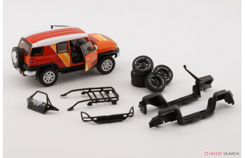 TOYOTA FJ Cruiser RHD (2015) orange with accessory