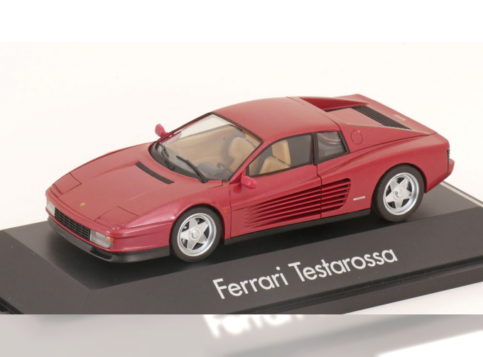 FERRARI Testarossa, red metallic