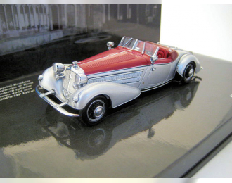 HORCH 855 Special Roadster (1938), silver / red