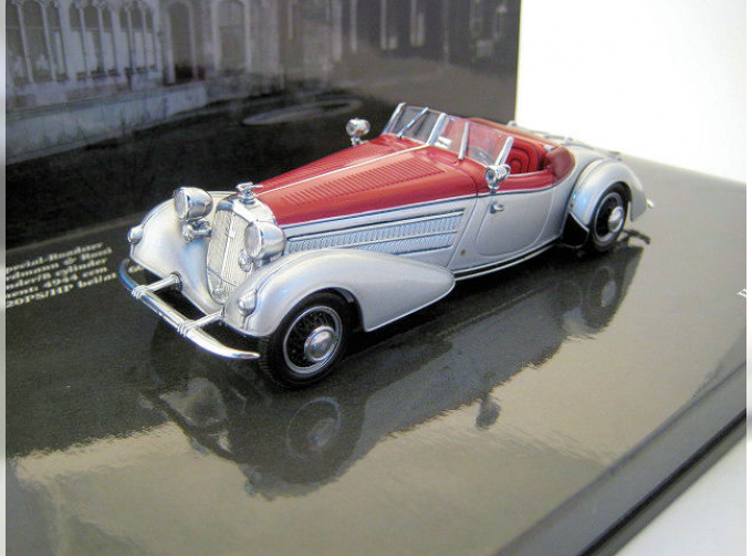 HORCH 855 Special Roadster (1938), silver / red