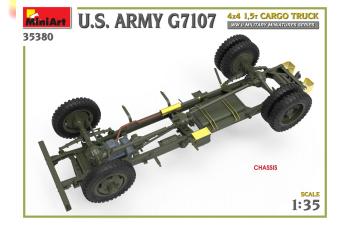 Сборная модель Американский G7107 4X4 1,5 т армейский грузовик