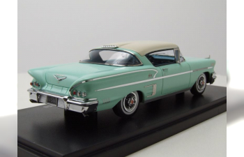 CHEVROLET Bel Air Impala Sport Coupe 1958 Light Green / Beige