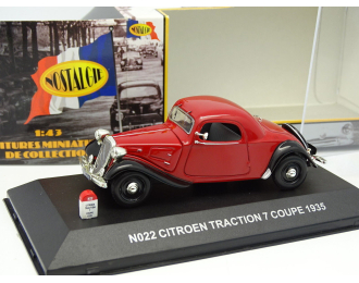 CITROEN Traction 7 Coupe (1935), red / black