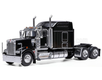 KENWORTH W900 TRACTOR TRUCK 3-ASSI (1990), black