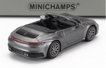 PORSCHE 911 992 Carrera 4s Cabriolet Open (2019), Grey Met