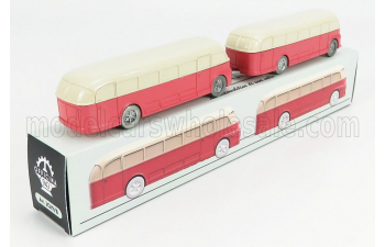 FIAT 666rn Autobus Con Rimorchio Viberti Parigi (1946), Pink Cream