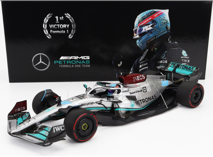 MERCEDES-BENZ GP F1 W13e Team Mercedes-amg Petronas F1 N63 Winner Brazilian Gp (2022) George Russel, Silver Green