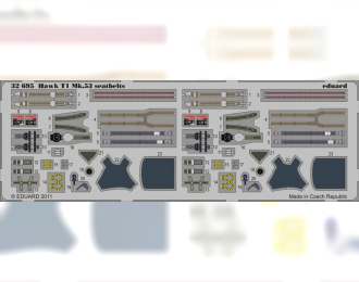 Фототравление привязные ремни Hawk T1 Mk.53 seatbelts