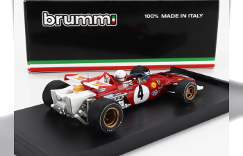 FERRARI F1 312b №4 Winner Italy Gp (1970) Clay Regazzoni - With Driver Figure, Red White