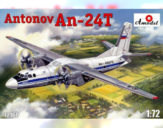 Сборная модель Самолет Ан-24Т "Аэрофлот"