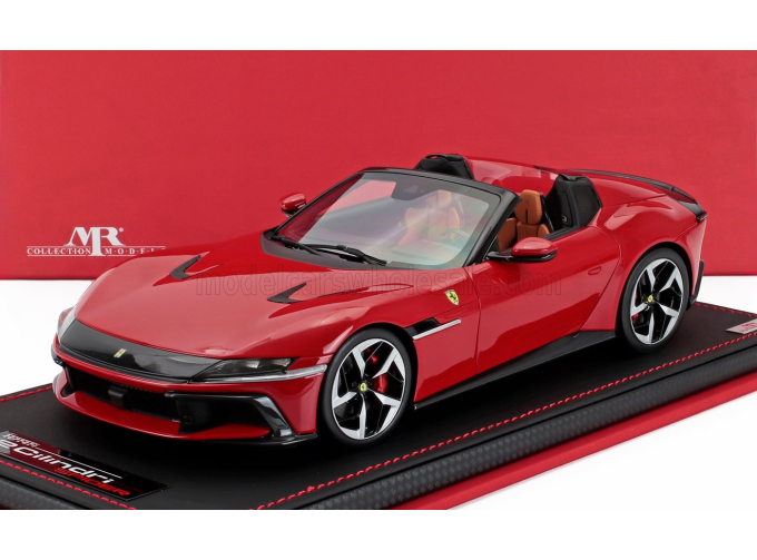 FERRARI 12cilindri Spider V12 830cv (2024) - Con Vetrina - With Showcase, Rosso Corsa - Red