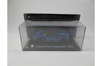 W Motors FENYR Supersport 2018, blue metallic / black