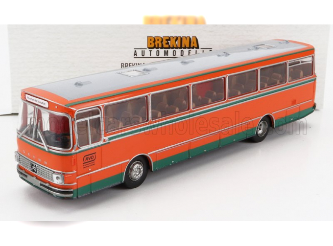 SETRA S140 Es Autobus 1995, Orange Green