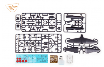 Сборная модель Самолет A5M2b Claude поздний. Advanced kit